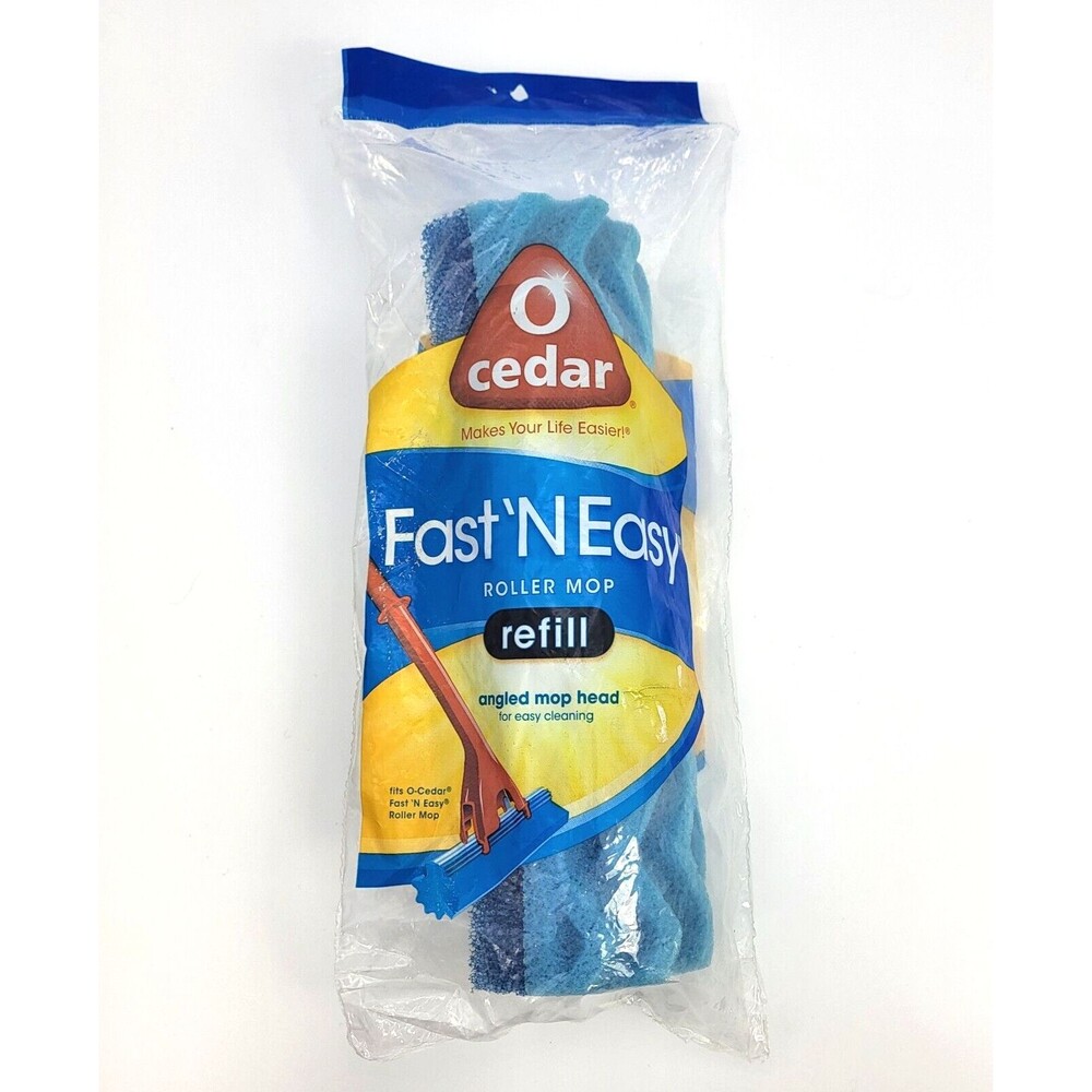 O Cedar Fast N Easy Angled Roller Mop Head Refill NEW OLD STOCK